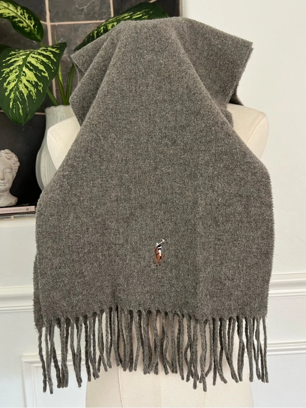 Vintage Polo Ralph Lauren Lambs Wool Scarf